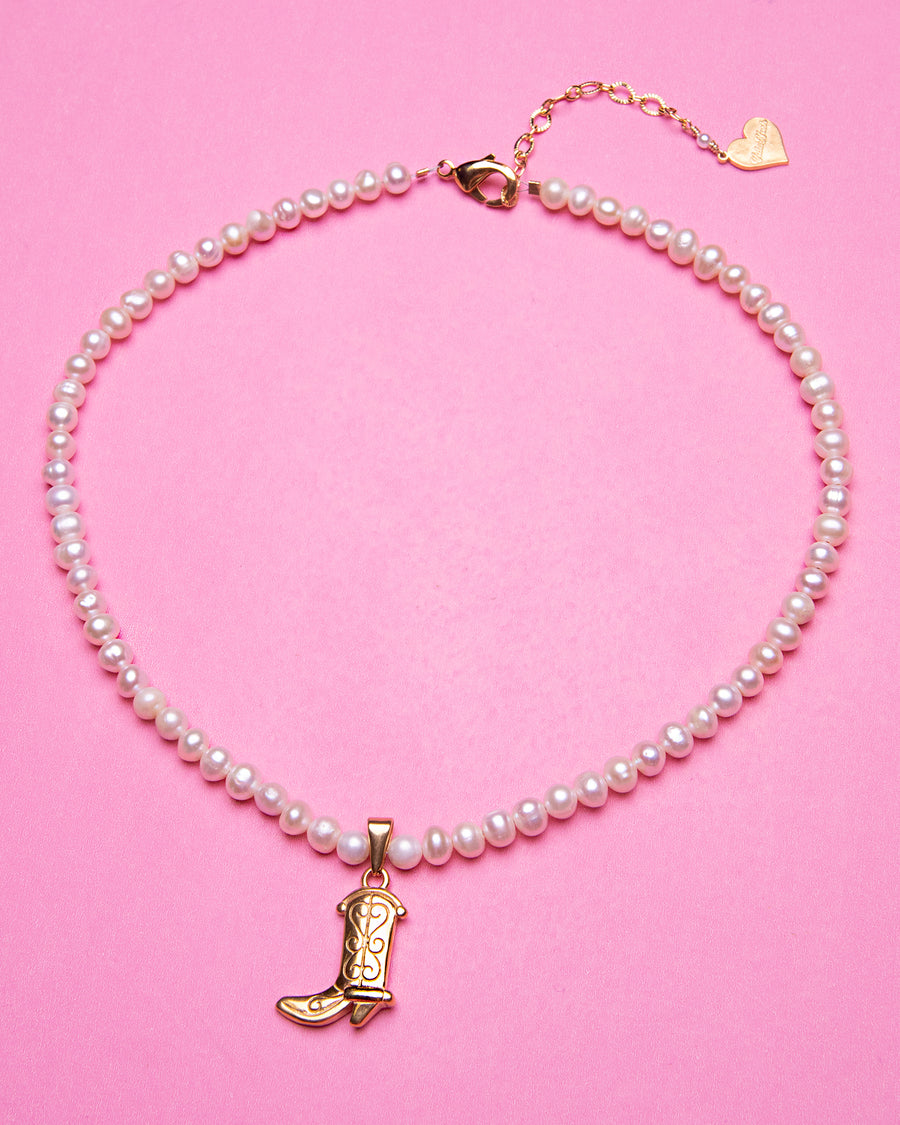 Rodeo Princess Pearl Necklace
