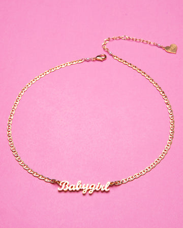 Babygirl 2.0 Nameplate Necklace