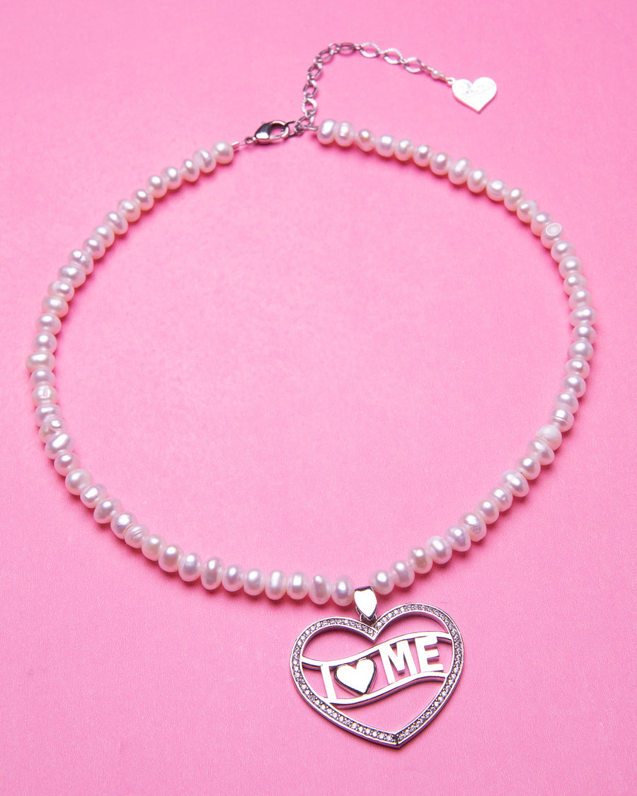 Pearl I Love Me Necklace