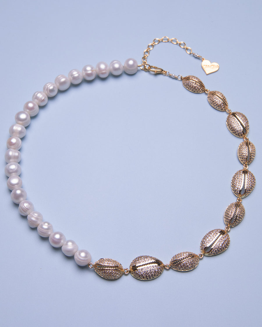 Pearl Shell 50/50 Necklace