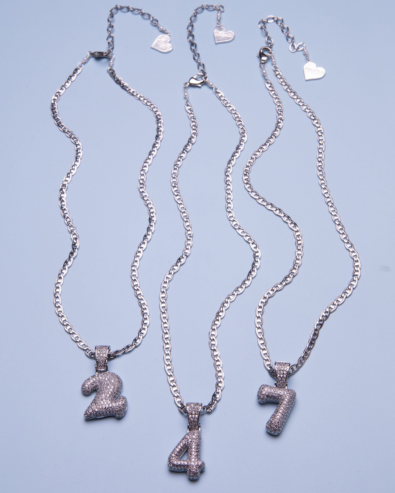 Bubble Number Necklace