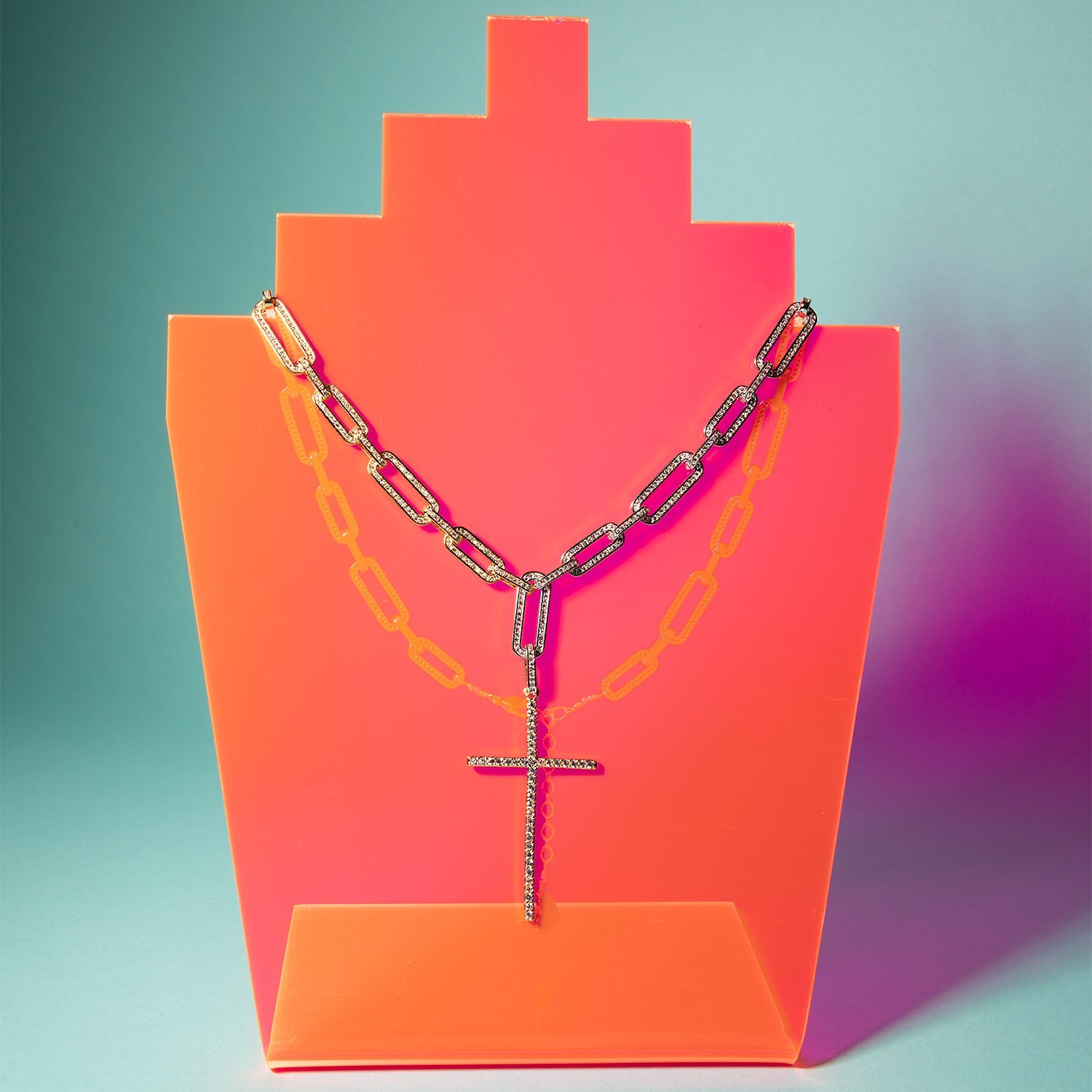 Mizuki Cross Necklace