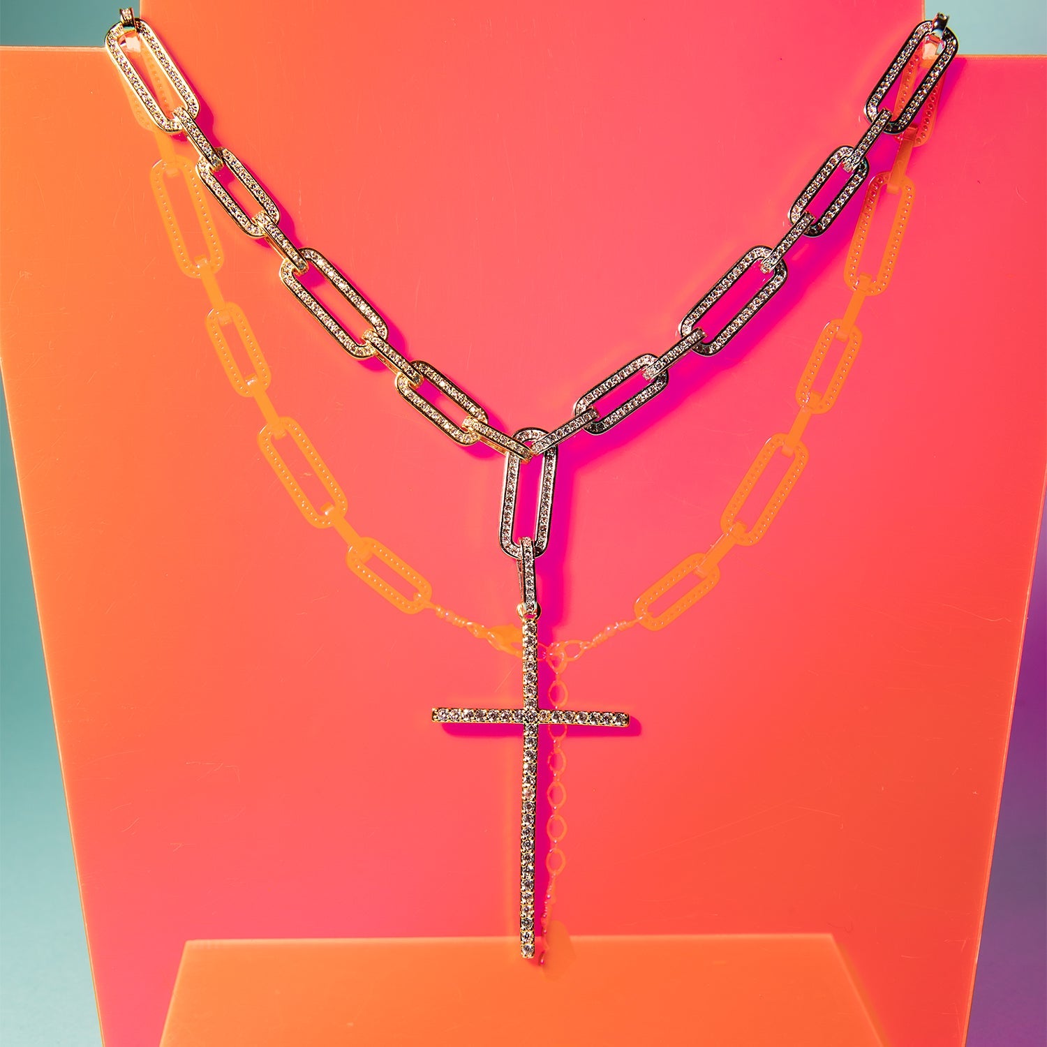 Mizuki Cross Necklace