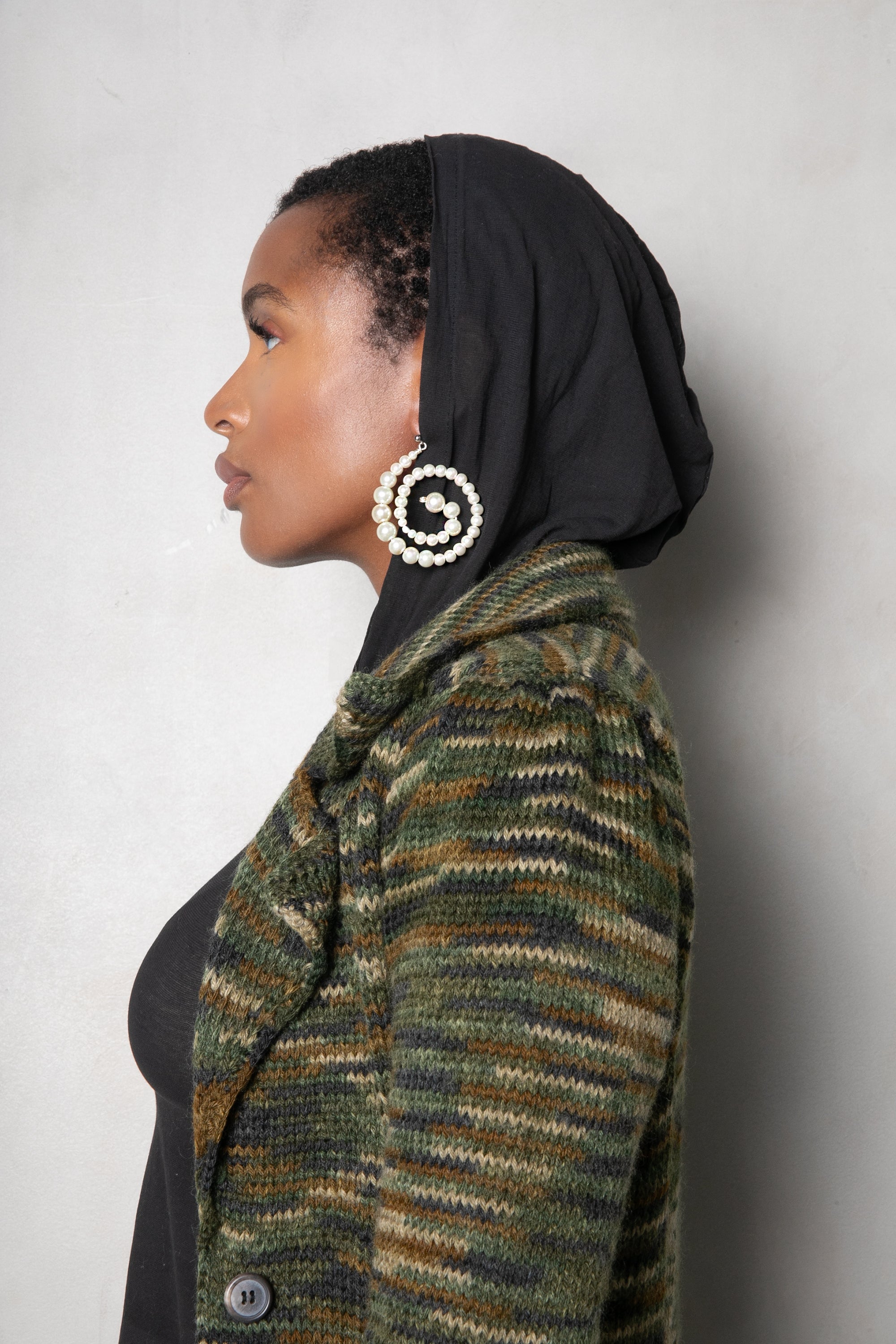 Pearl Swirl Earrings