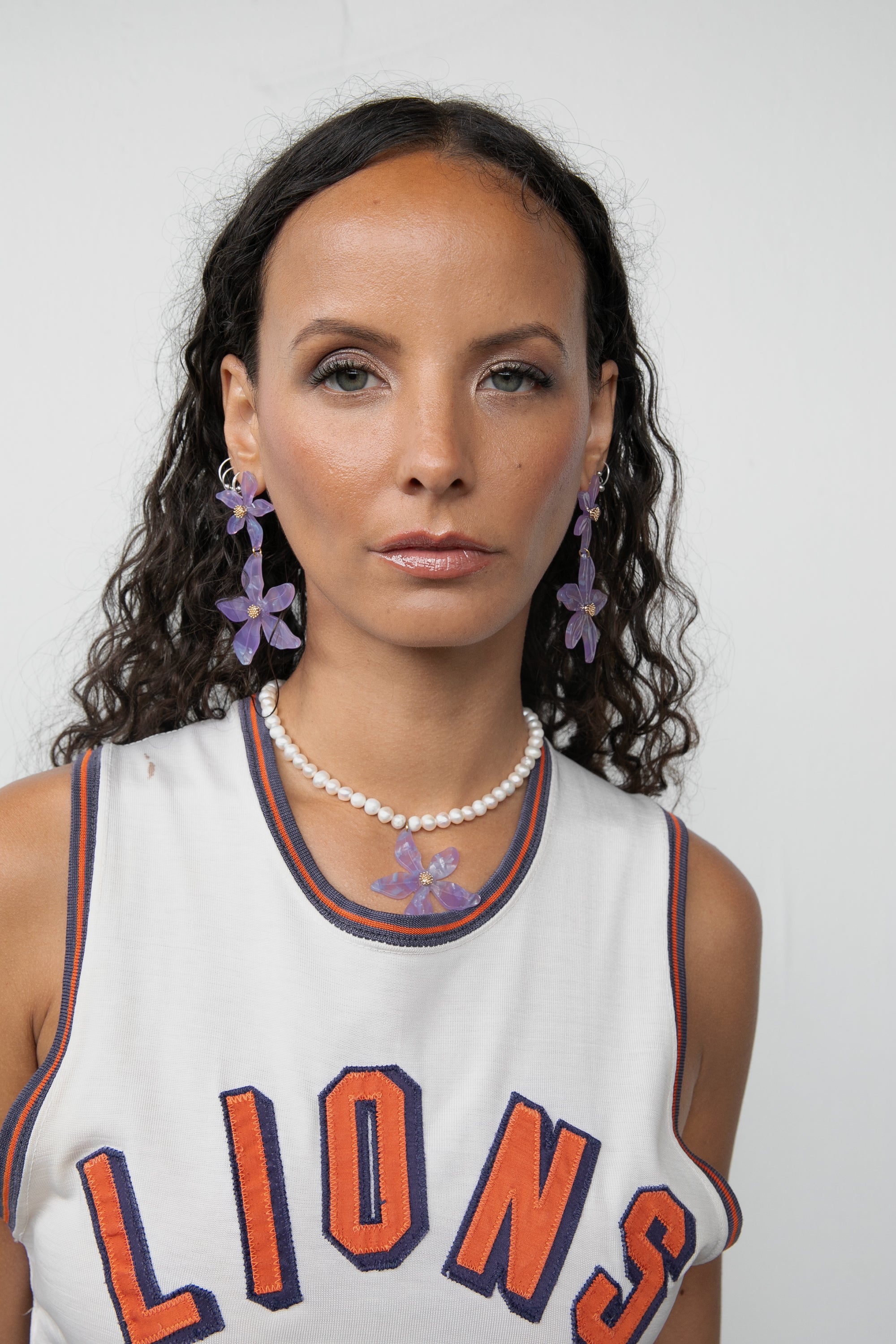 Pearl Orchid Necklace