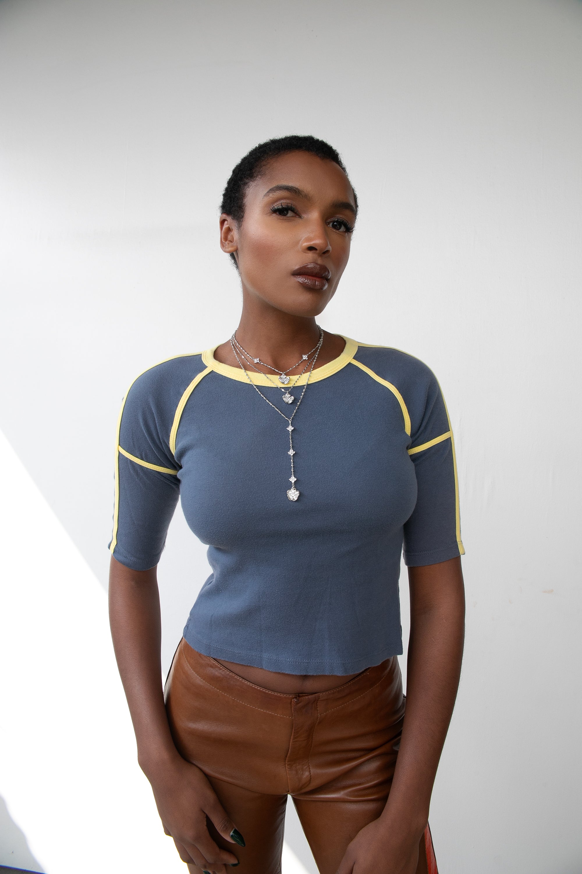 Anemone Flower Y Necklace