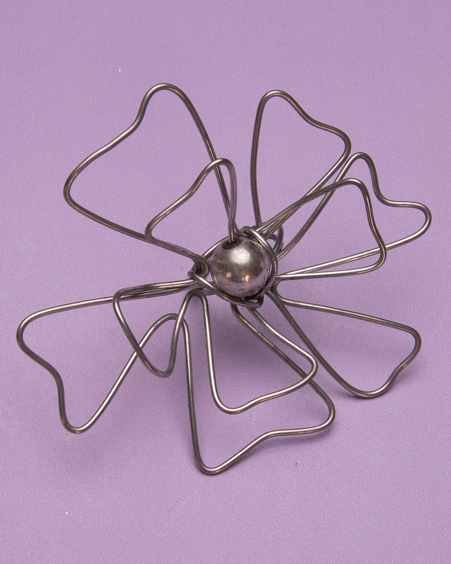 Lotus Flower Bomb Wire Ring