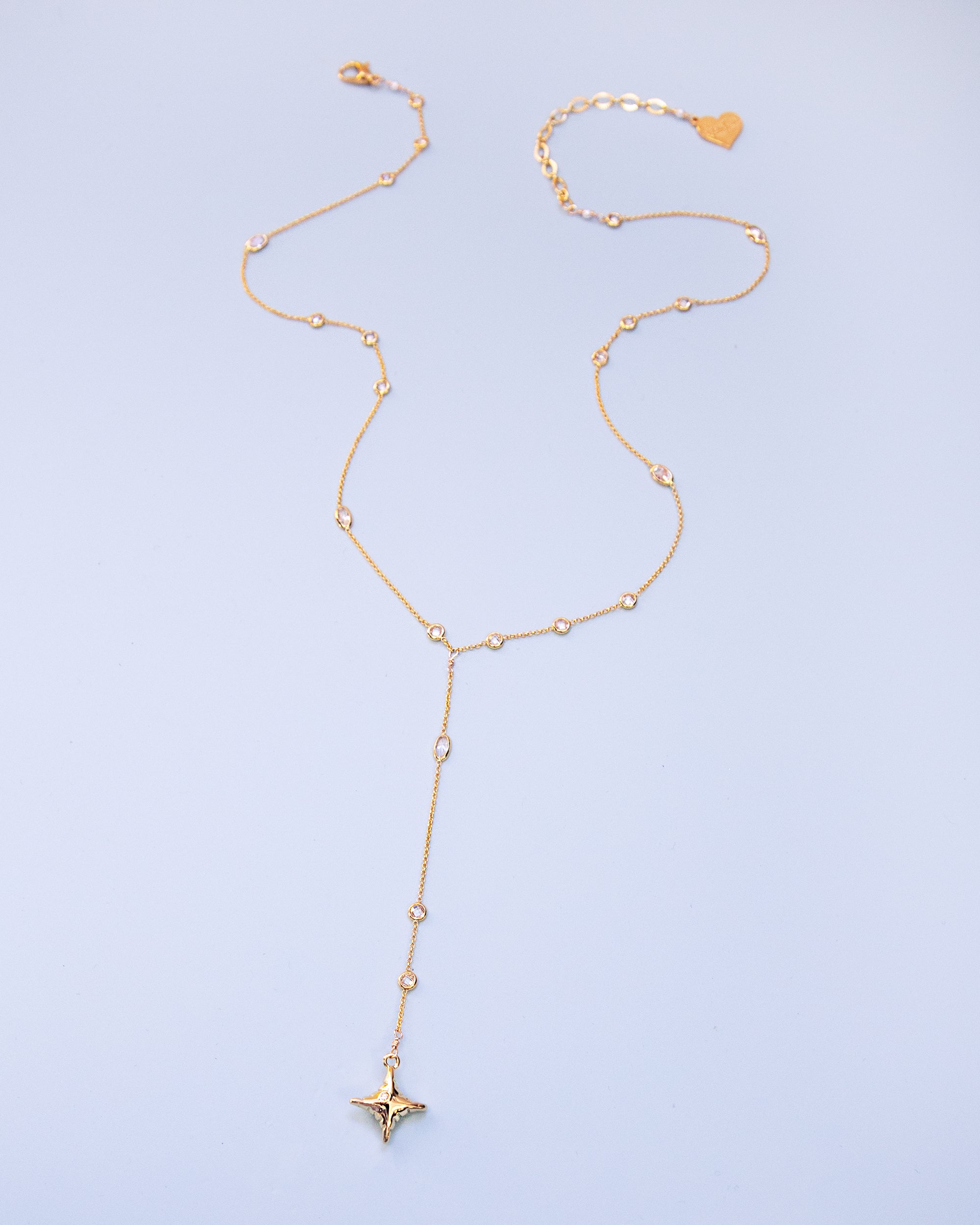 Raindrop Star Power Y Necklace