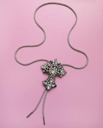 Cross Bolo Tie