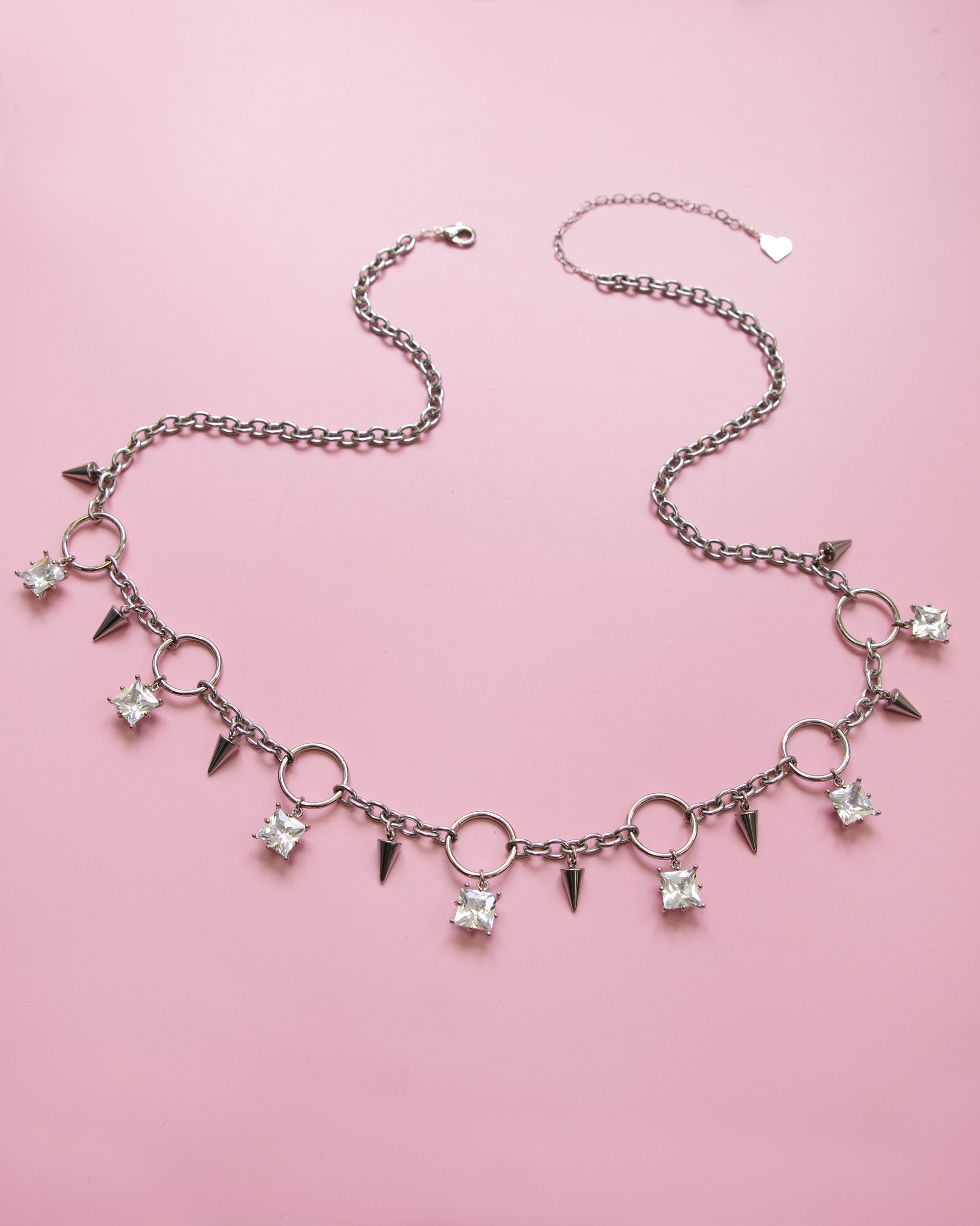 Sparkle and Spike Belly Chain