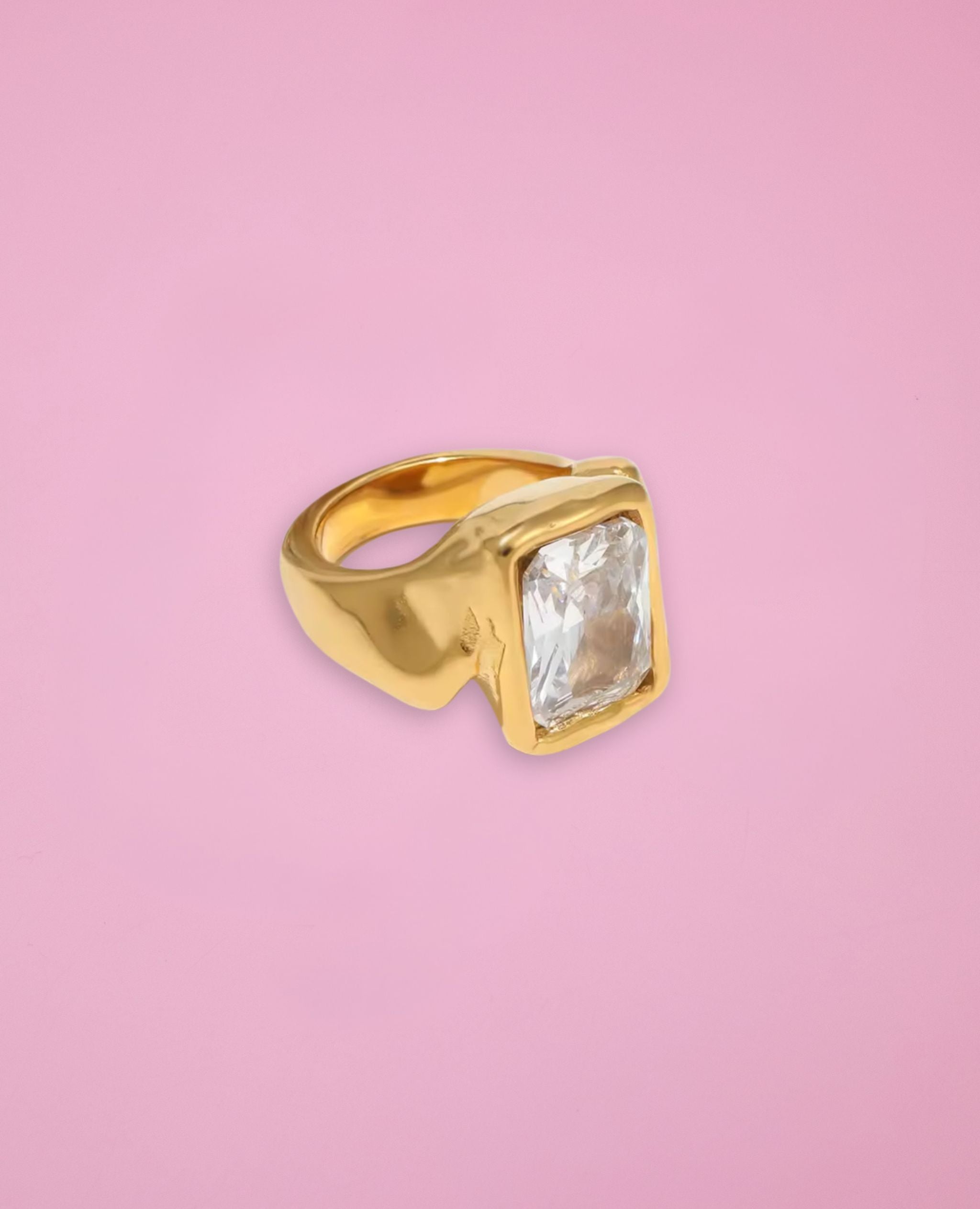 First Class Crystal Ring