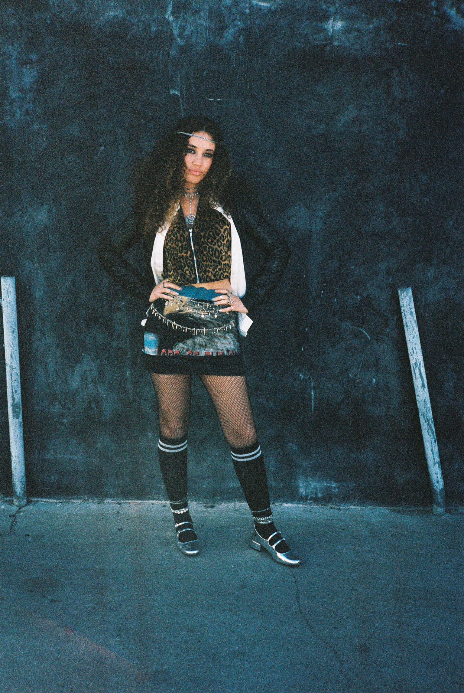 Sparkle and Spike Belly Chain