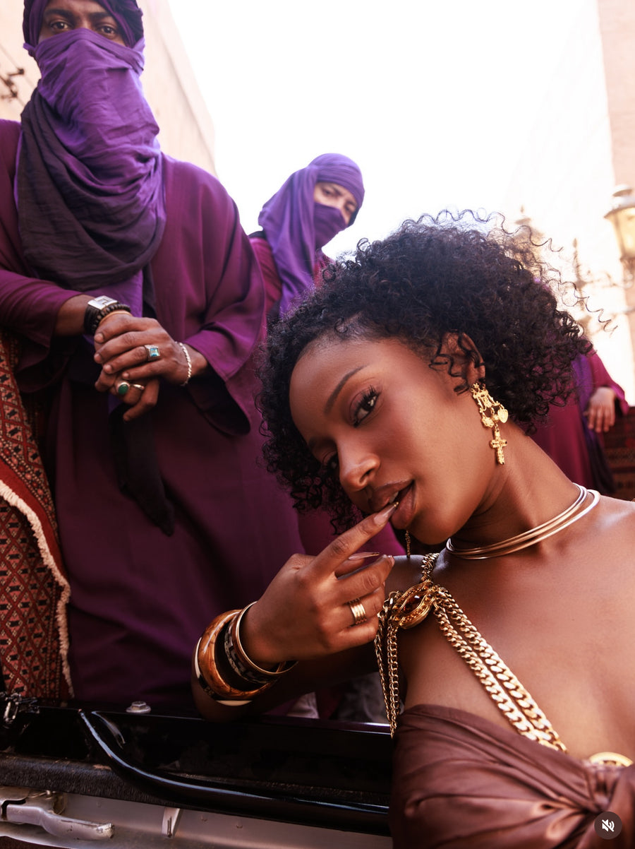 Amber Warrior Princess Body Chain