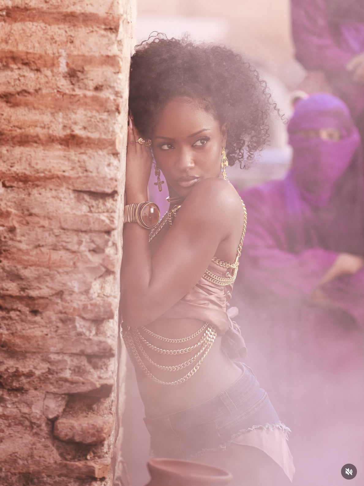 Amber Warrior Princess Body Chain