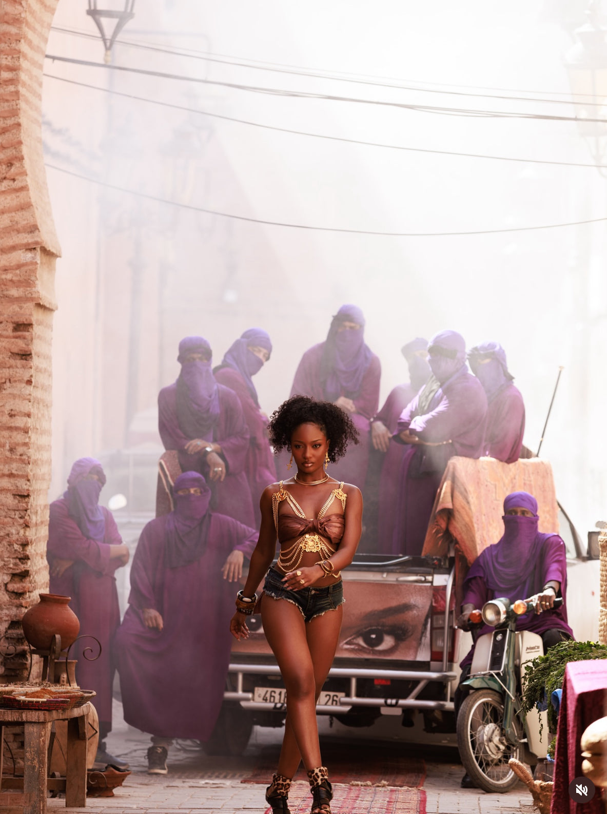 Amber Warrior Princess Body Chain