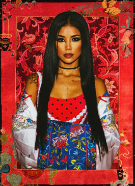 Mini Pearl Ball Leather Choker