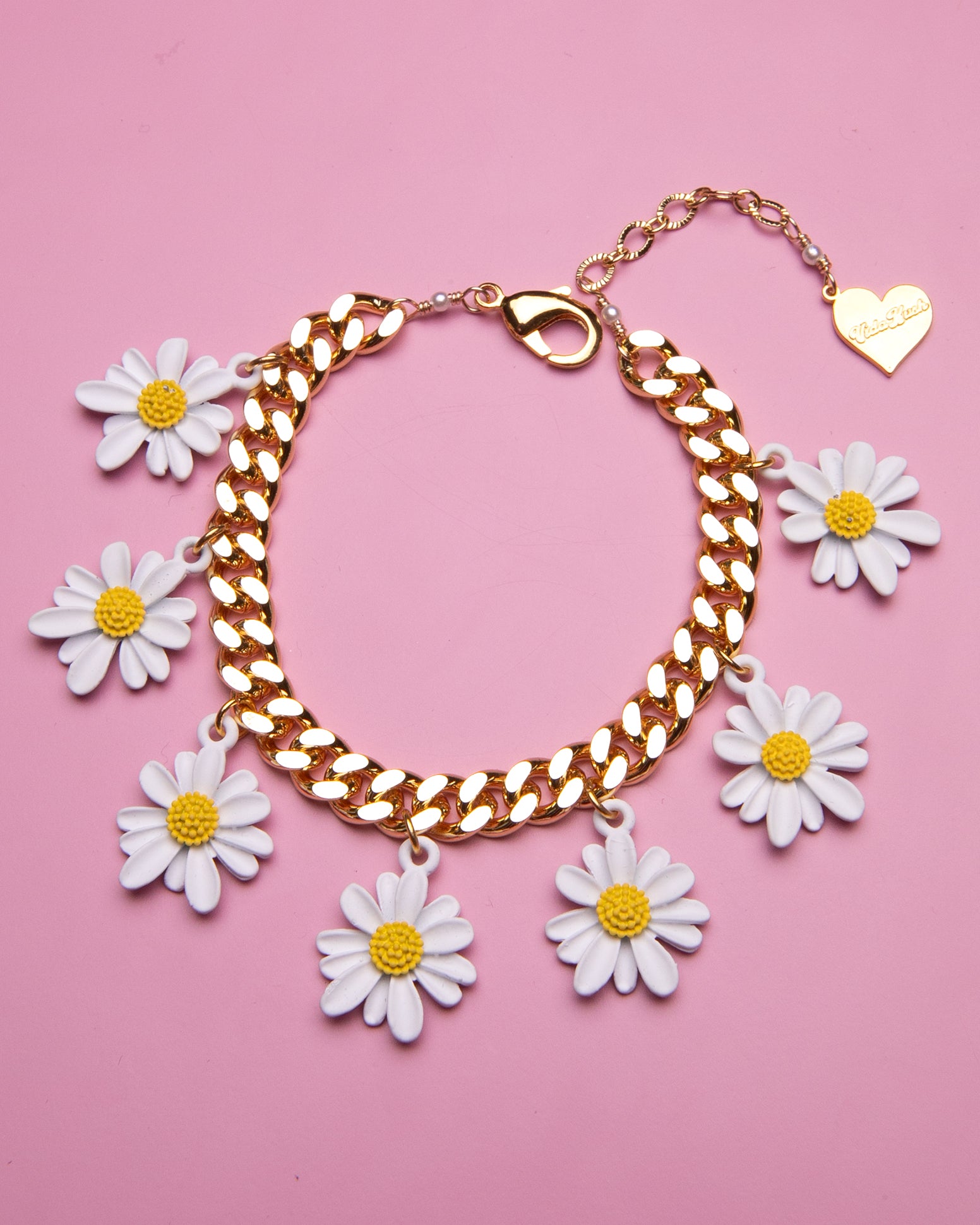 Daisy Charm Bracelet