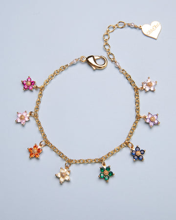 Twinkle Flower Charm Bracelet