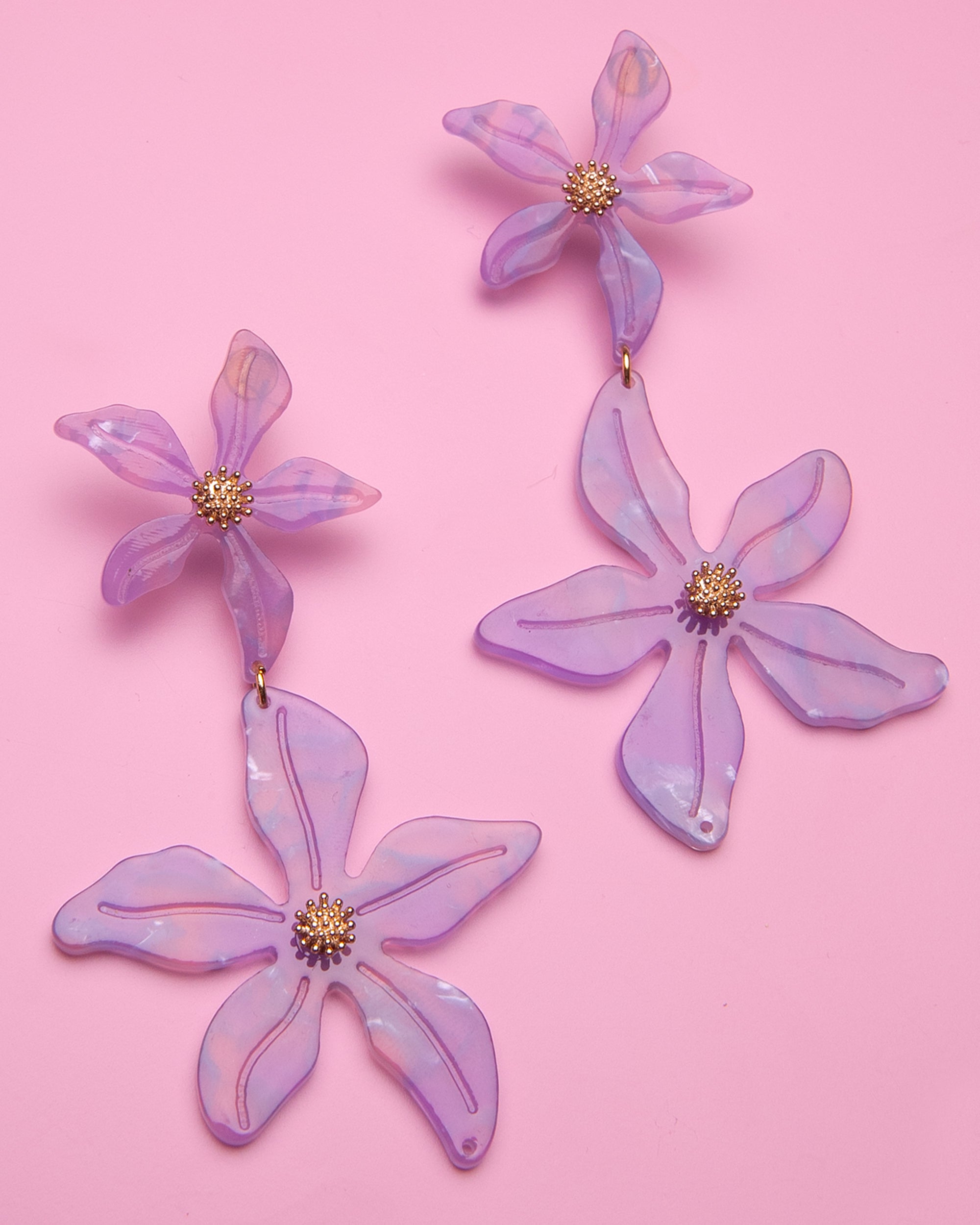 Orchid Earrings