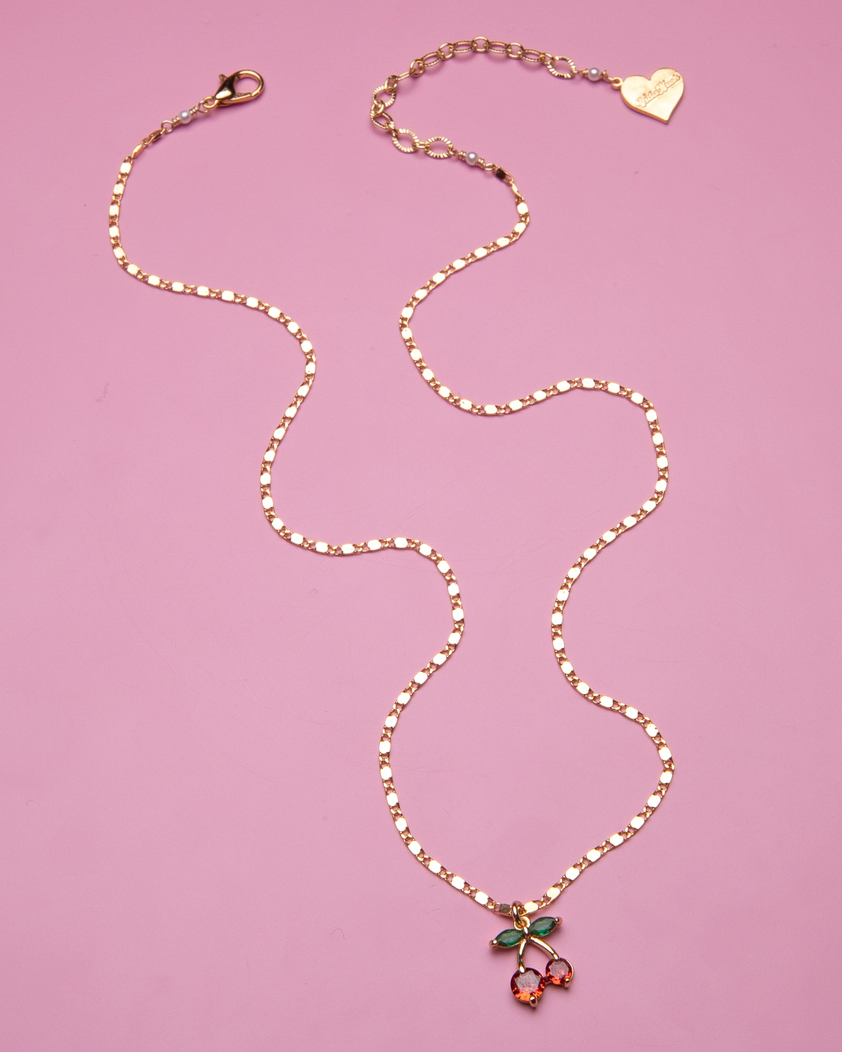 Sparkle Cherry Necklace