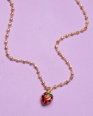 Strawberry Girl Necklace