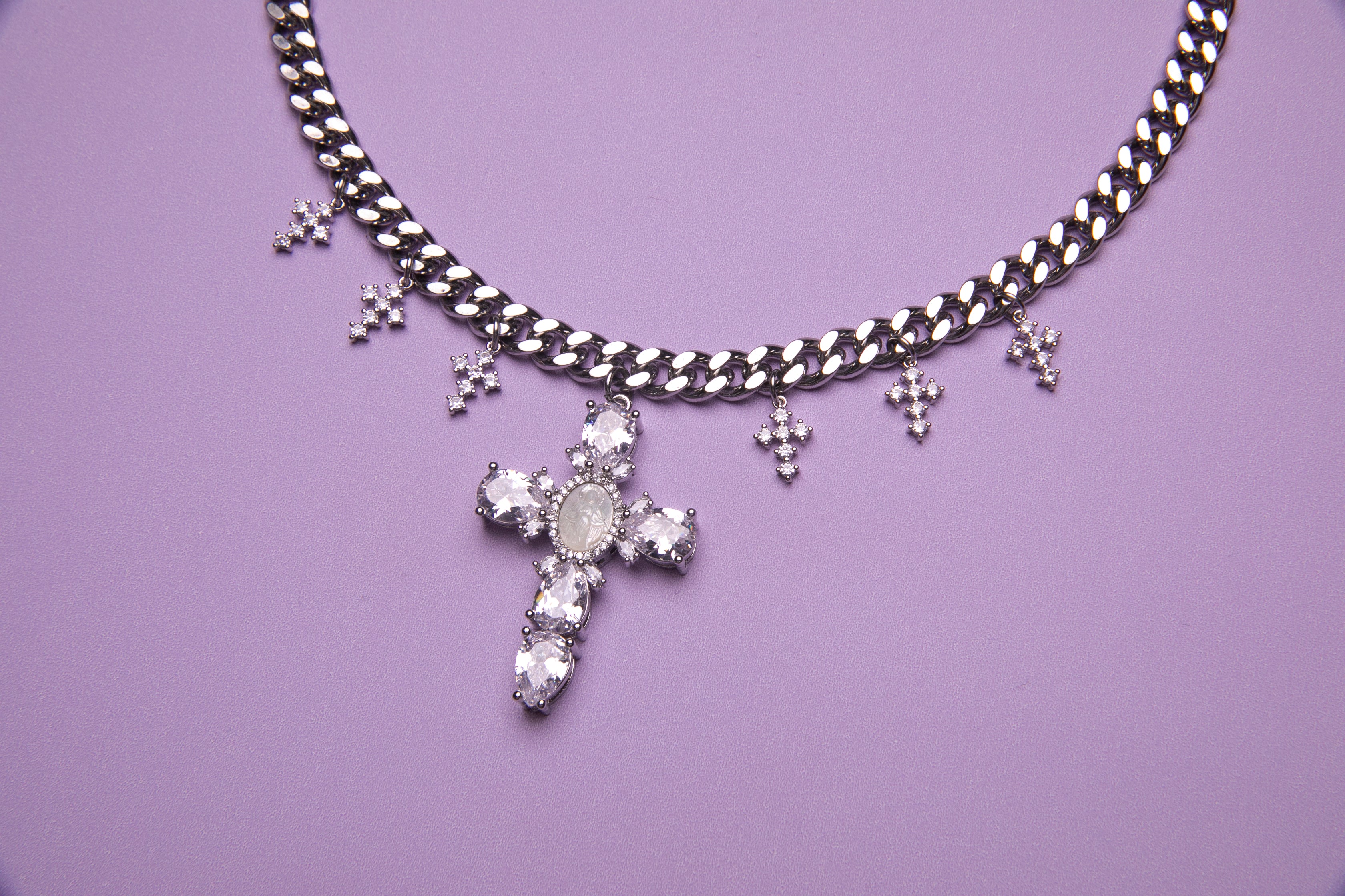 Crossed Out Necklace