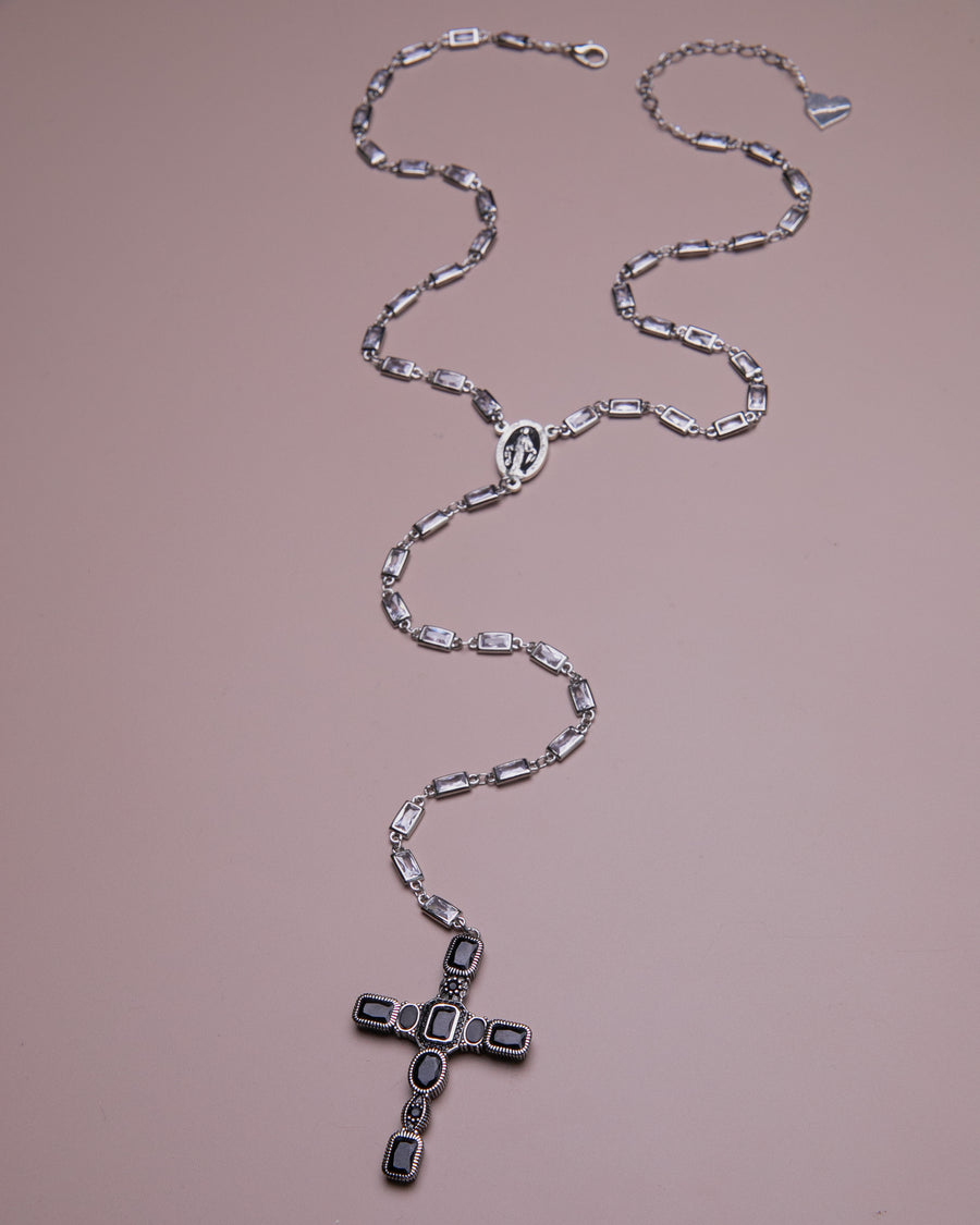 Velvet Cross Rosary