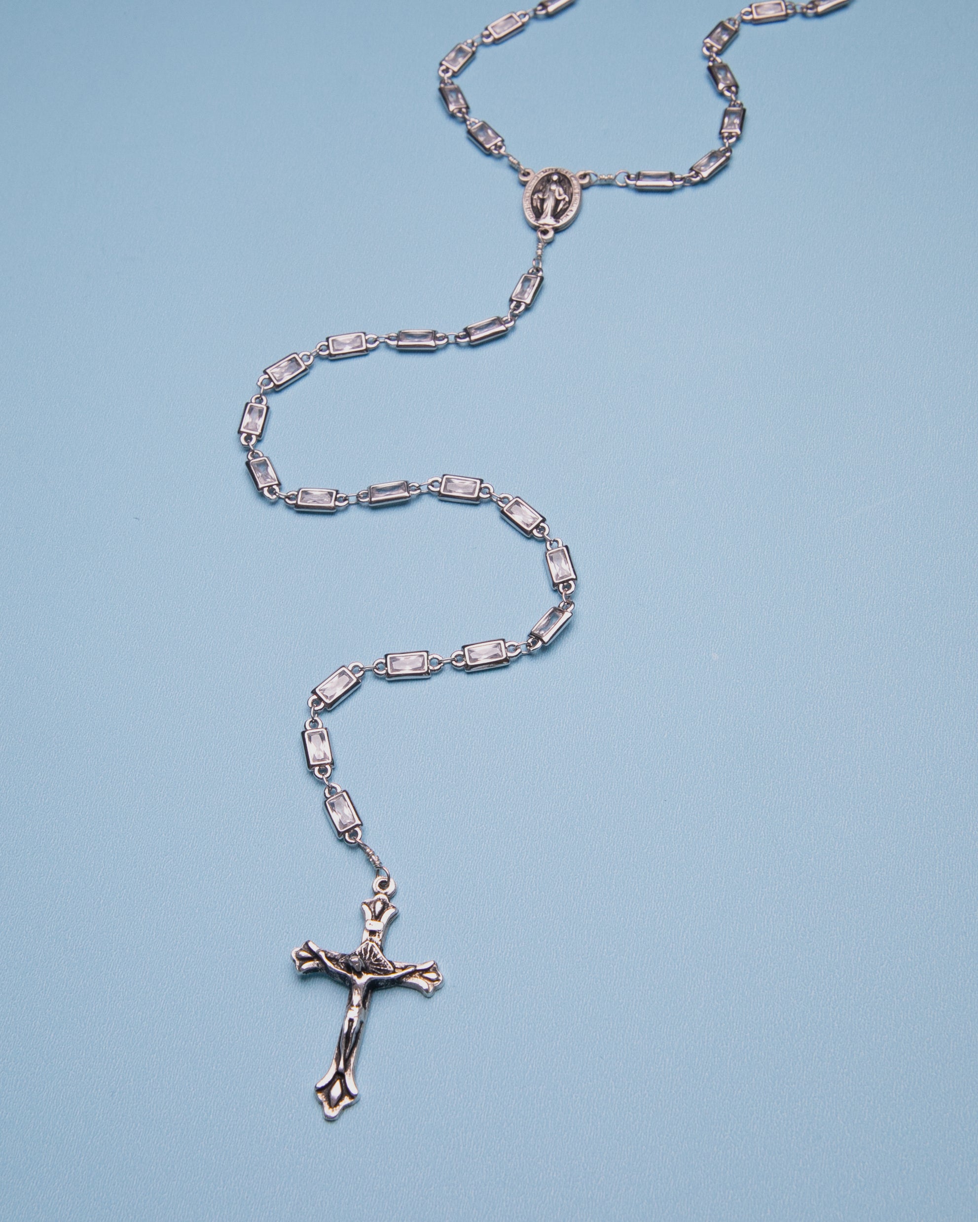 Rectangle Prism Cross Rosary