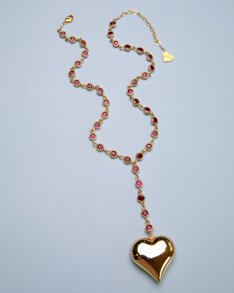 Juicy Heart Y Necklace