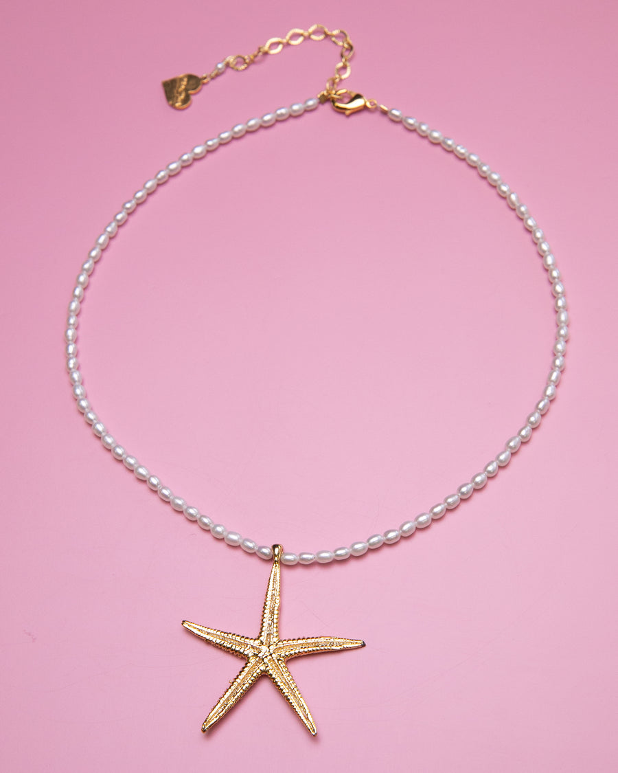 Pearl Starfish Necklace