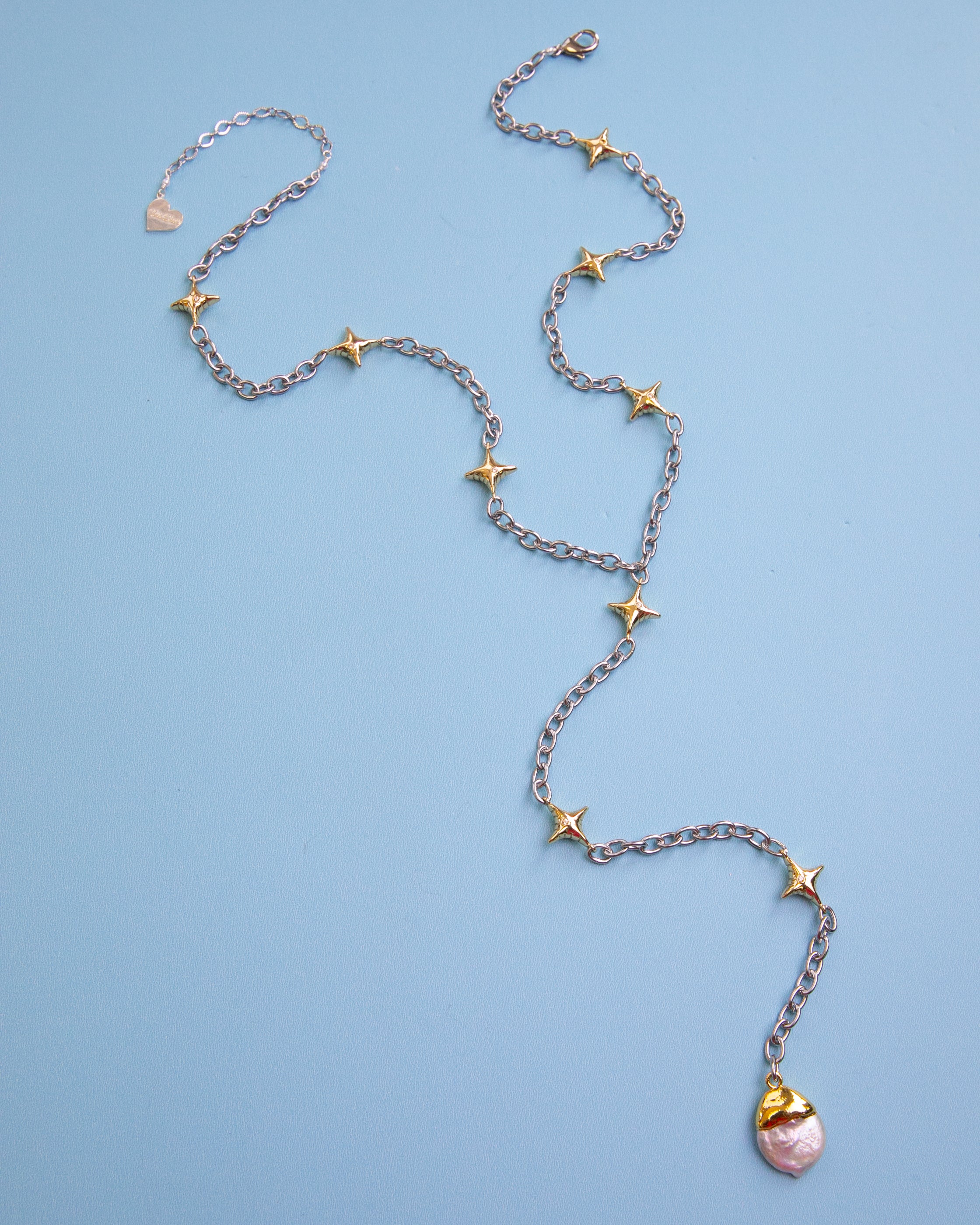 Pearl Star Power Y Necklace