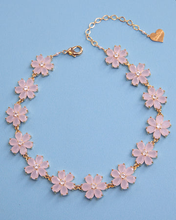 Pink Daisy Choker