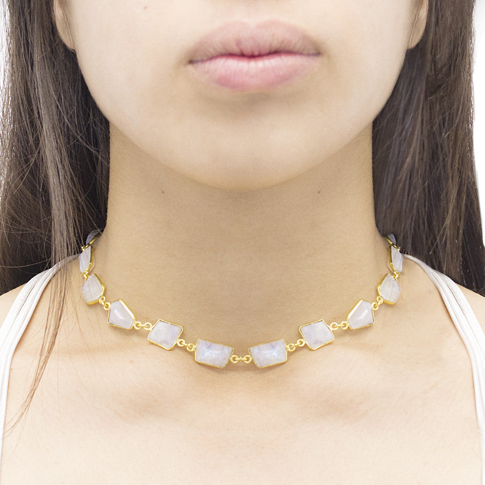 Moonstone Choker