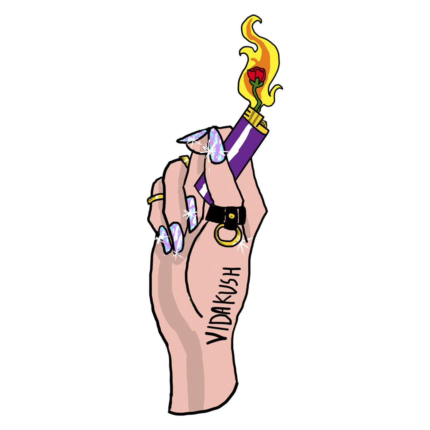 Light 'Em Up Sticker