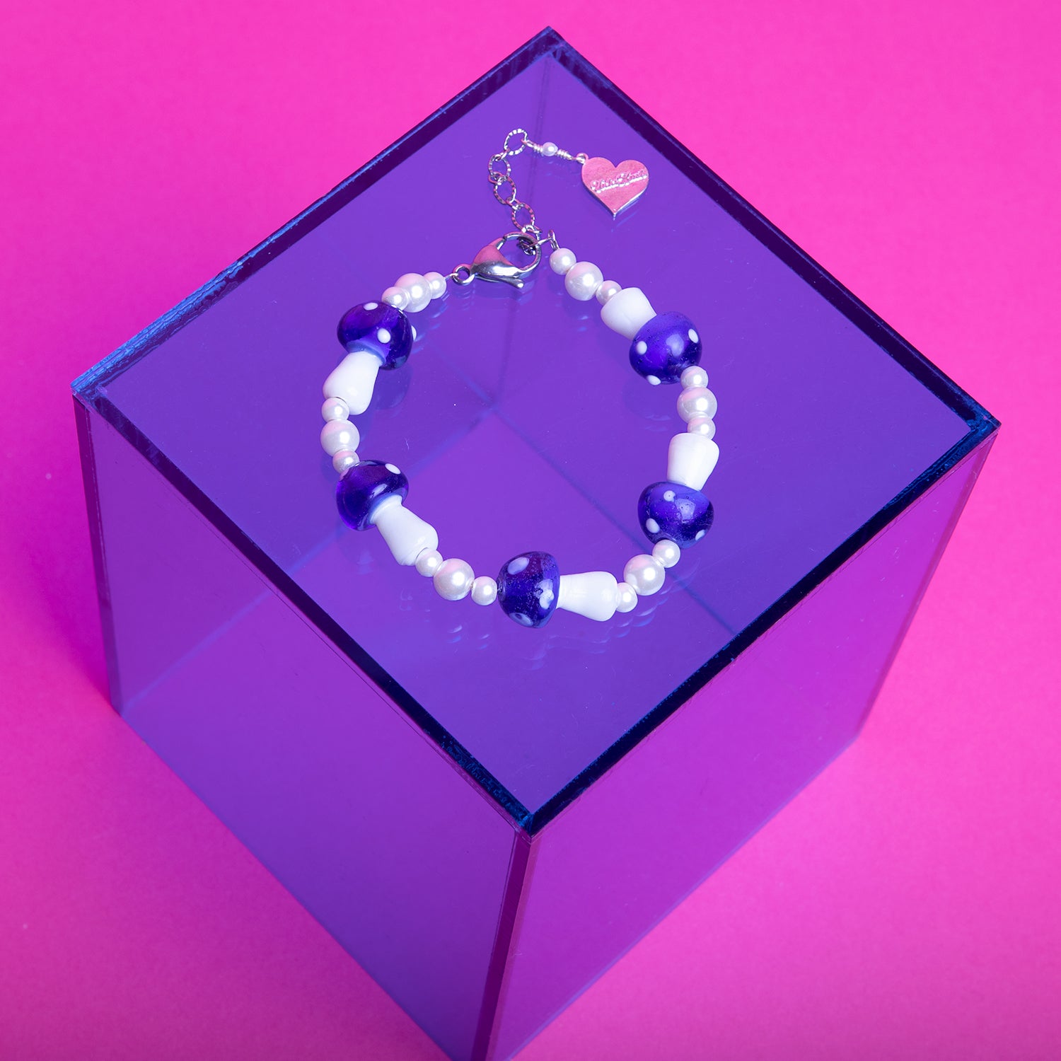 Pearl Mushroom Patch Bracelet