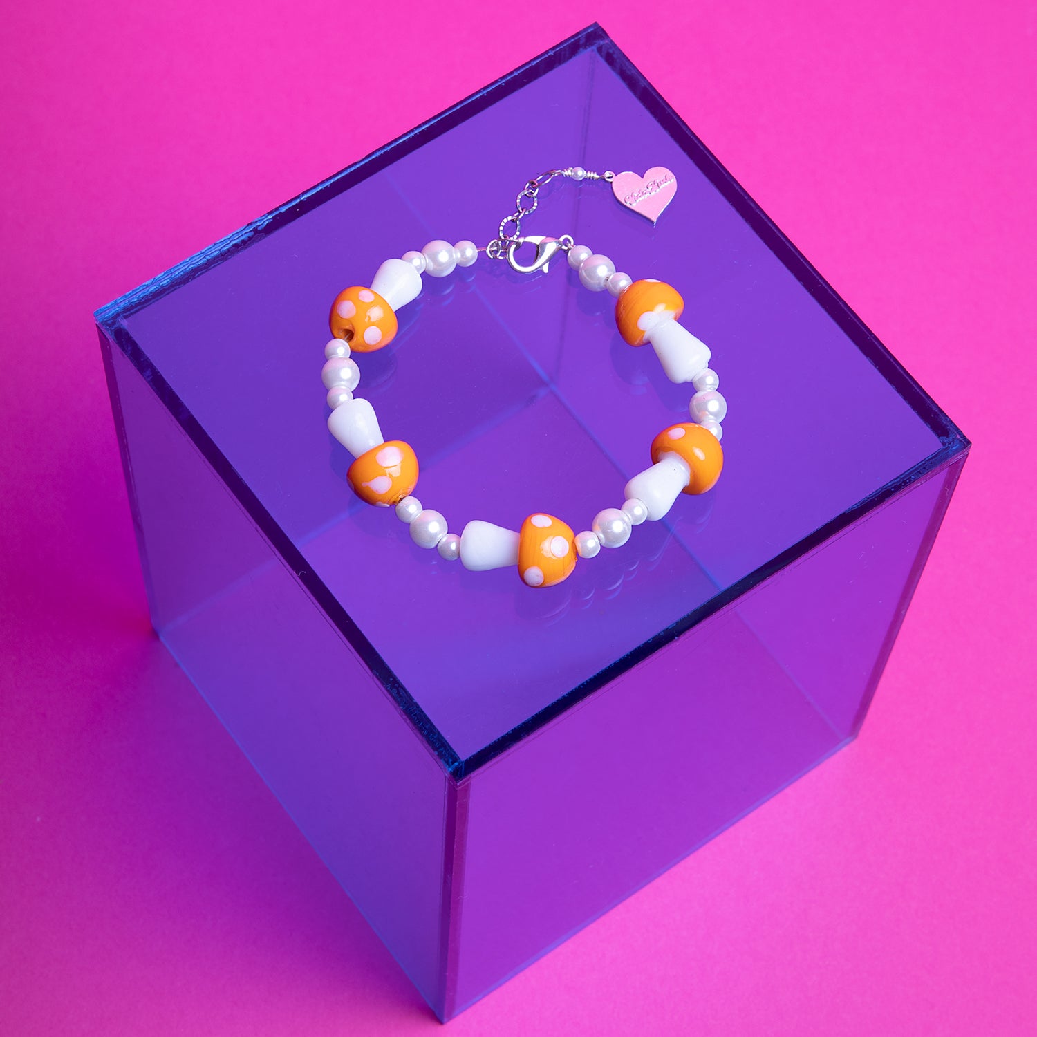 Pearl Mushroom Patch Bracelet