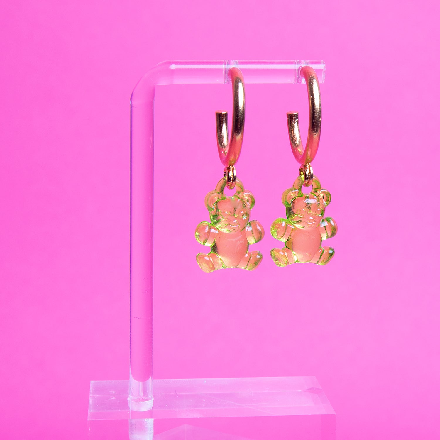 Gummy Bear Hoop Earrings