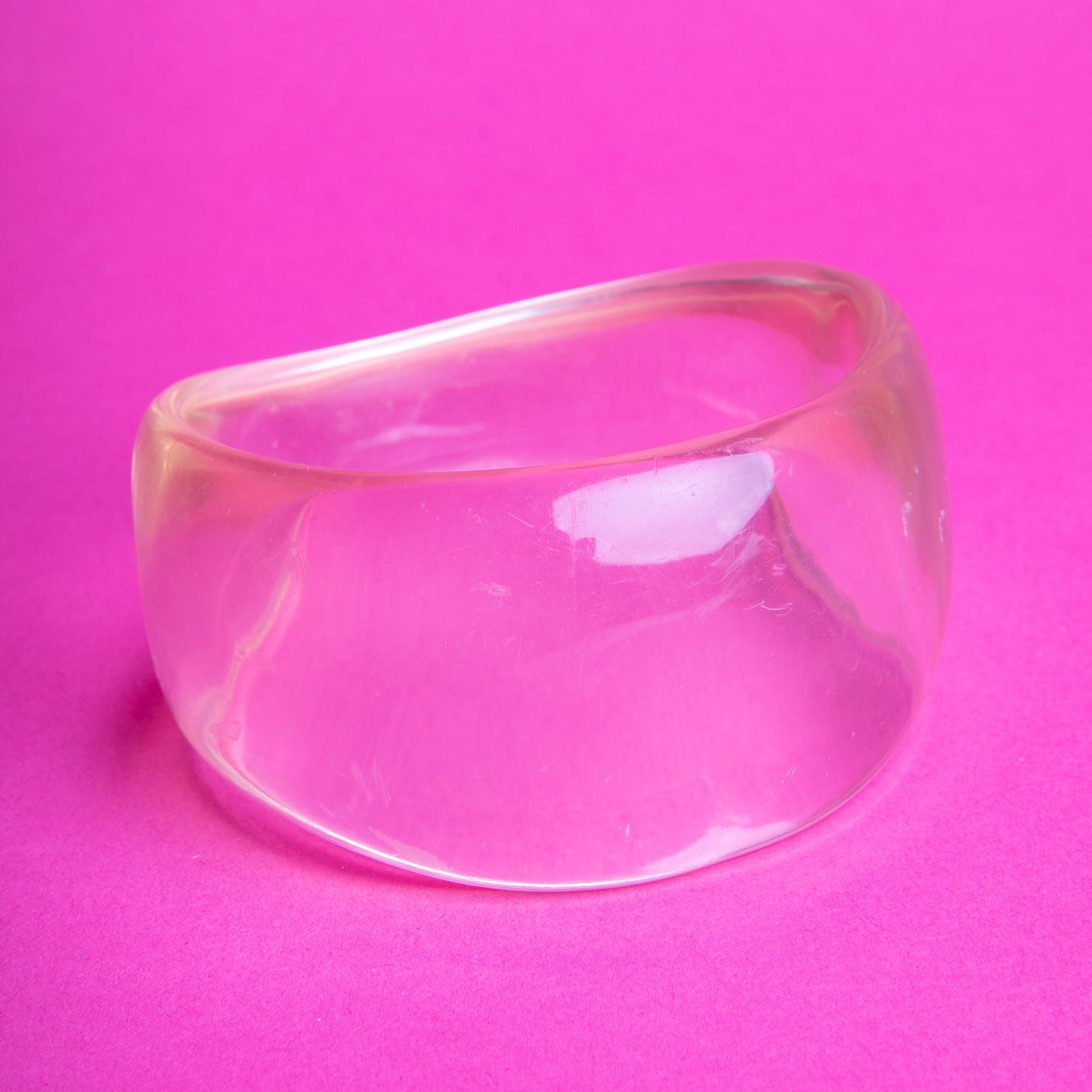 Clear Lucite Bangle