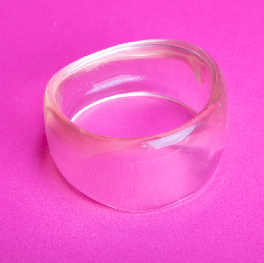 Clear Lucite Bangle
