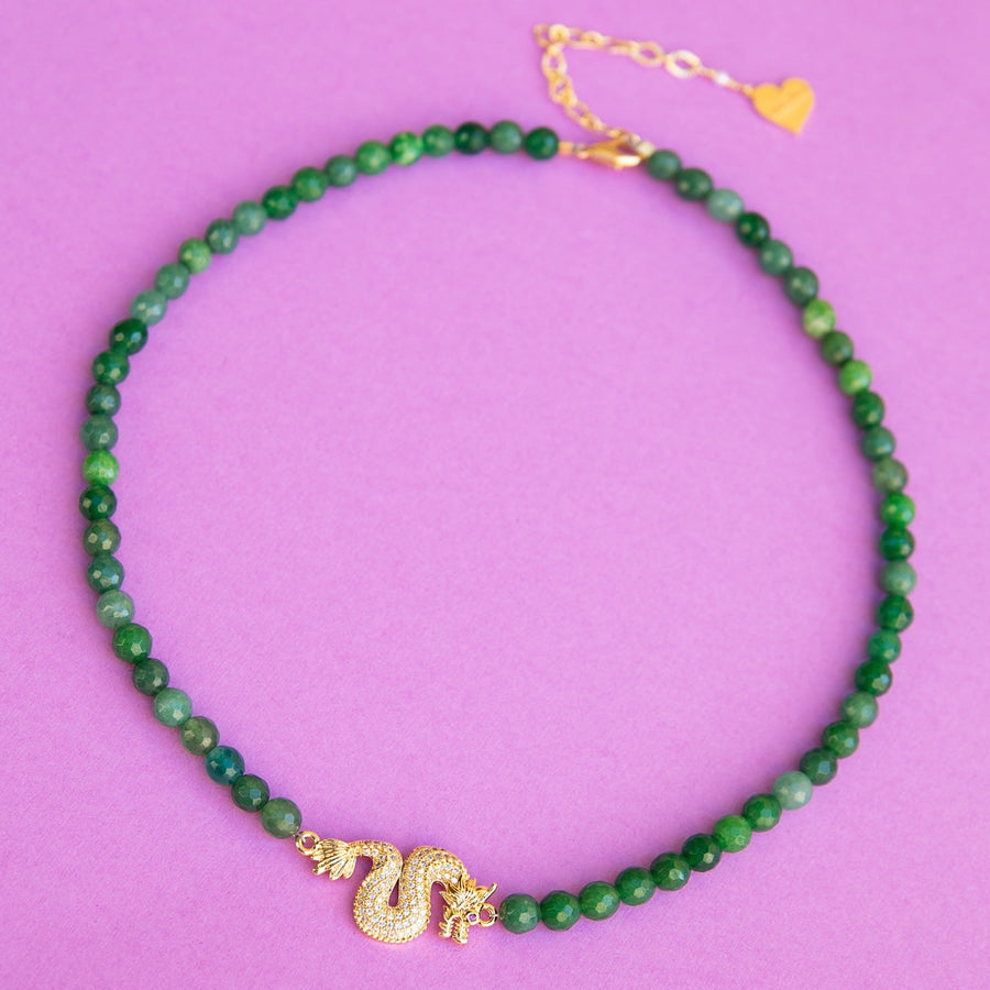 Jade Dragon Necklace