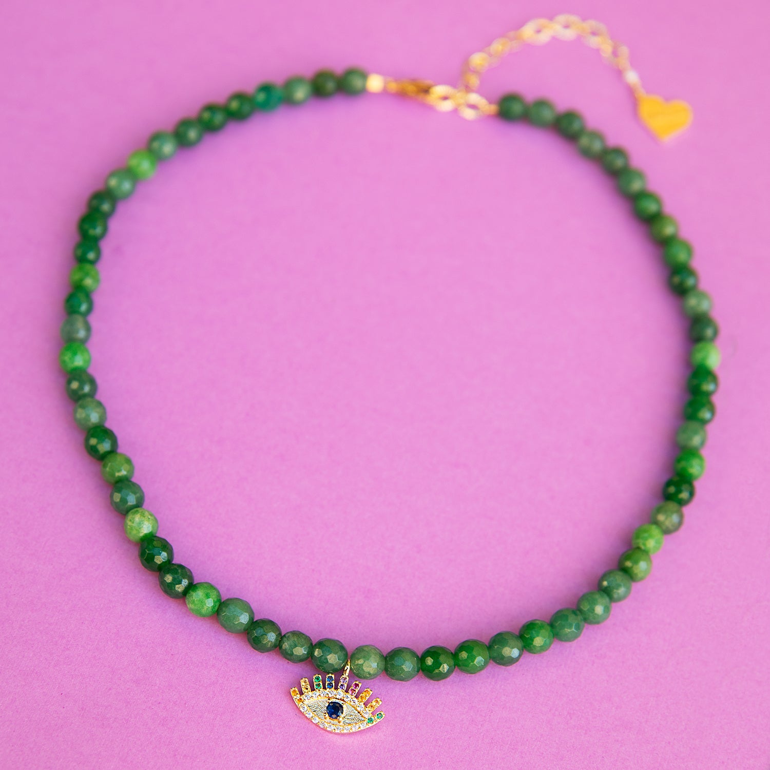 Jade Evil Eye Necklace