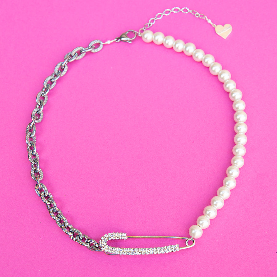 Pearl 50/50 Safety Necklace