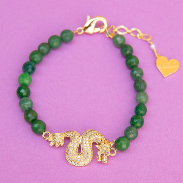 Jade Dragon Queen Bracelet