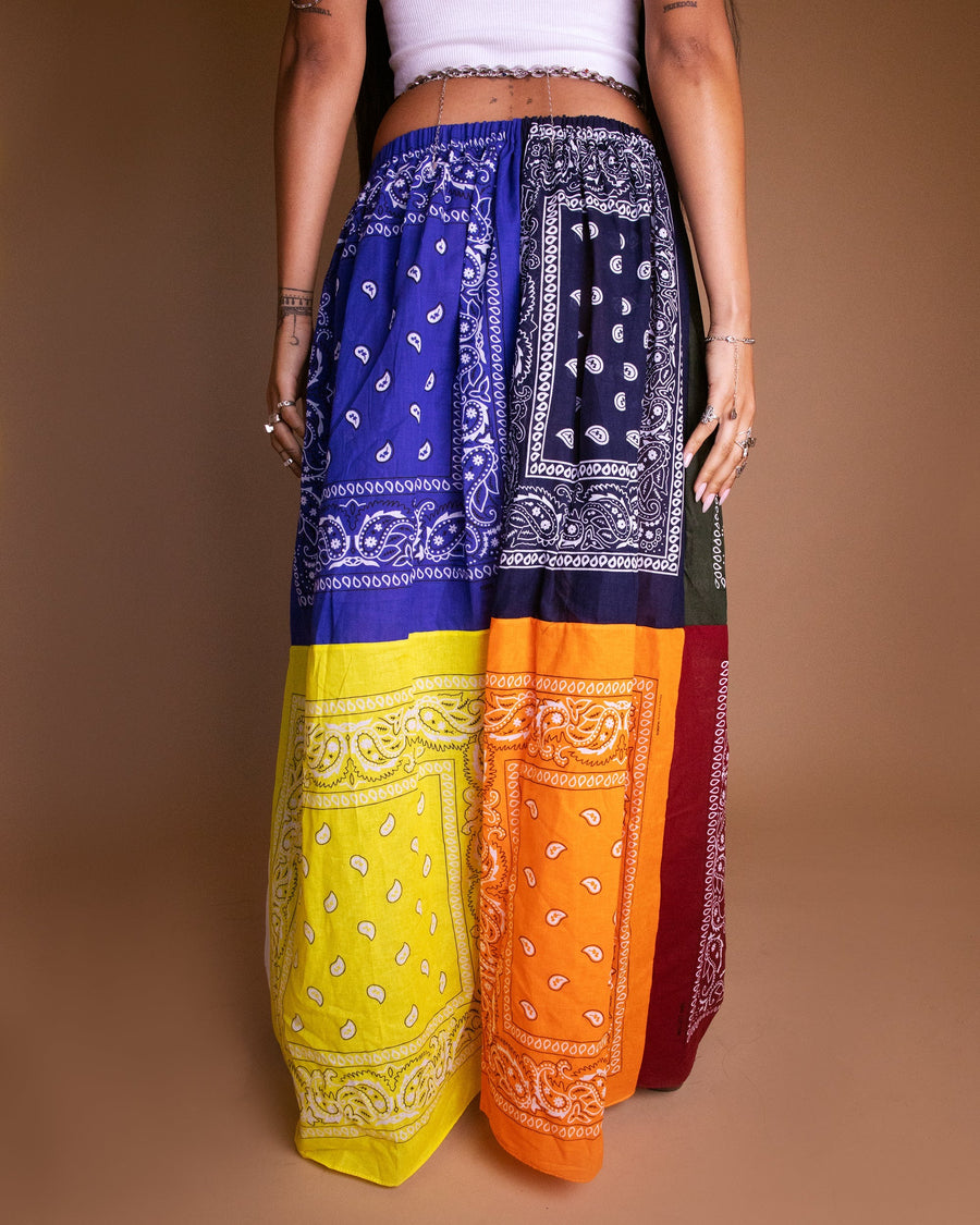 Wrap-Around Sanganeri Skirt with Printed Marriage Procession | Exotic India  Art