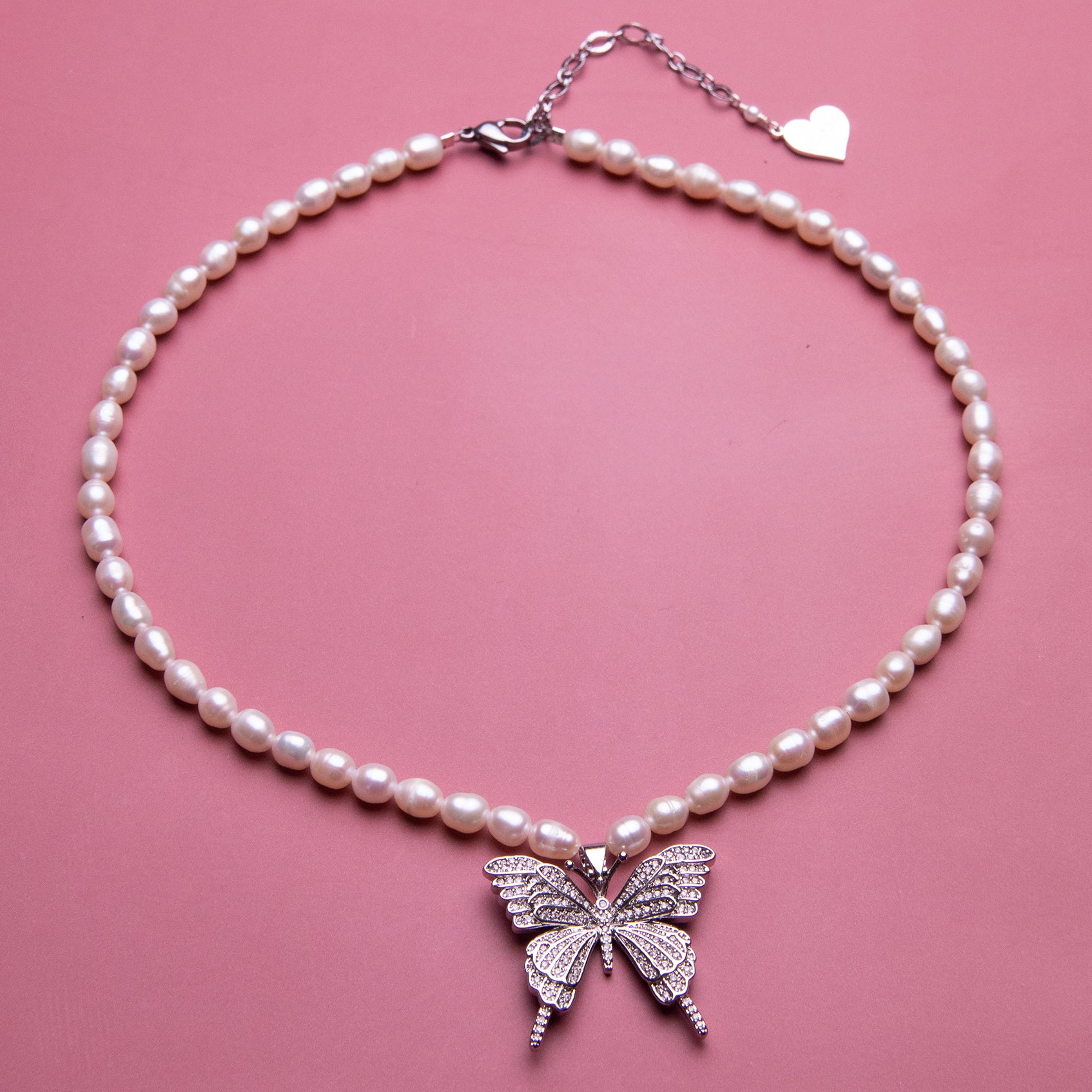 Pearl Mariposa Queen Necklace