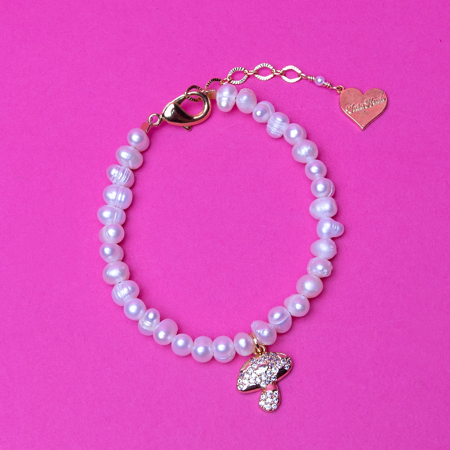 Pearl Mushroom Bracelet