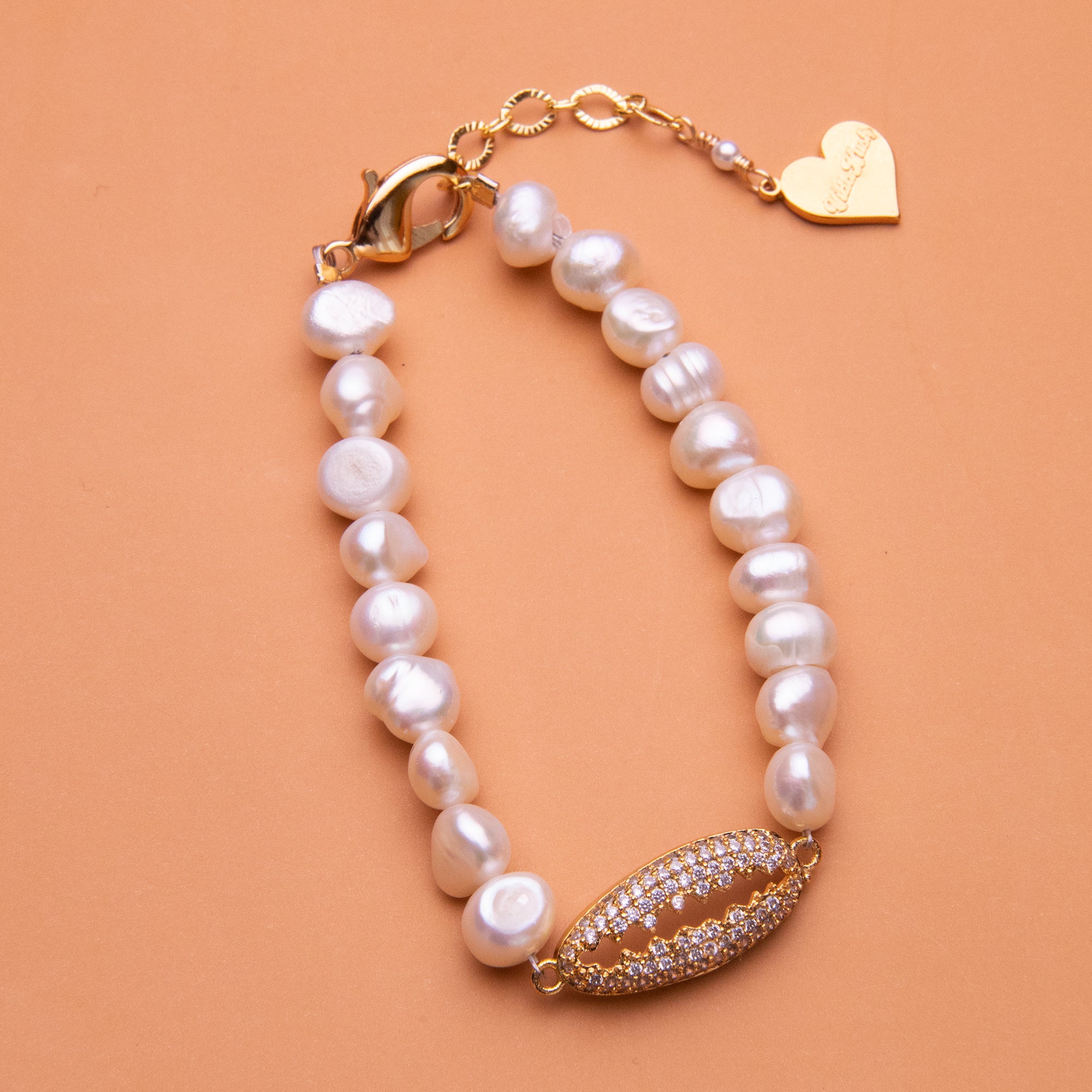 Pearl Cowry Shell Bracelet