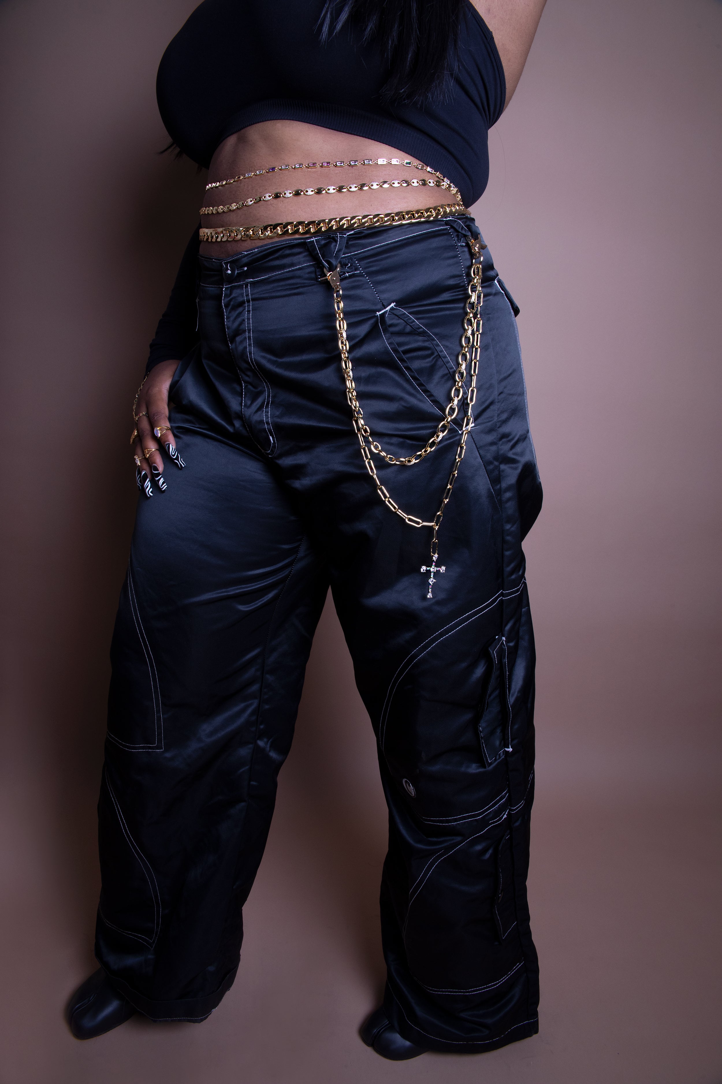 Rainbow Cross Pocket Chain