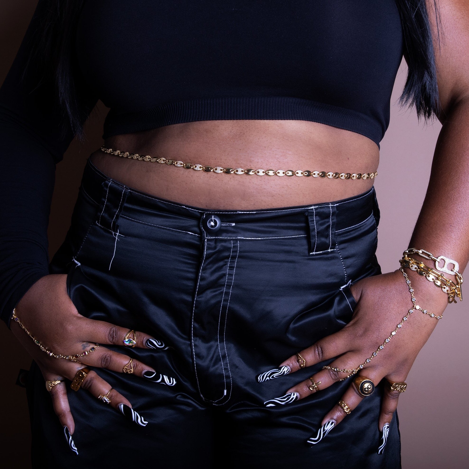 Sparkle Mariner Belly Chain