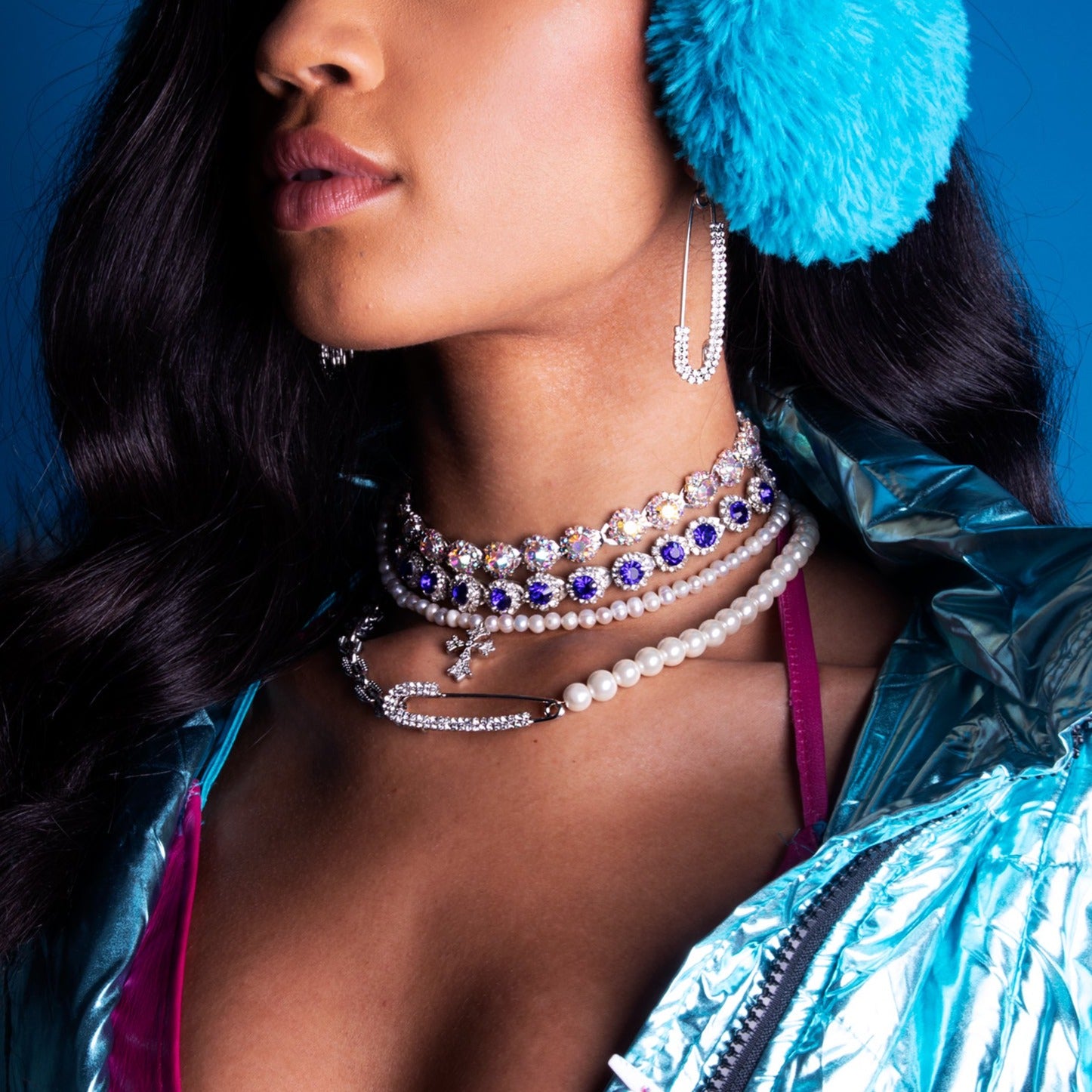 Pearl Royal Cross Necklace